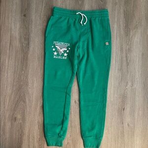HOMAGE Green Joggers with Eagles Logo